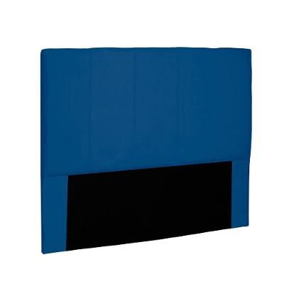 Cabeceira Arizona Cama Box Queen 160 Cm Suede Azul Marinho