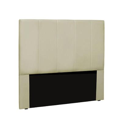 Cabeceira Arizona Cama Box Solteiro 90Cm Corino Bege