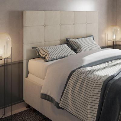 Cabeceira Cama Box Queen 160cm Suede Bege