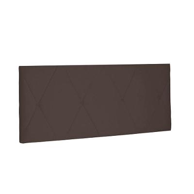 Cabeceira Aquilla Cama Box Casal 140 Cm Suede Café