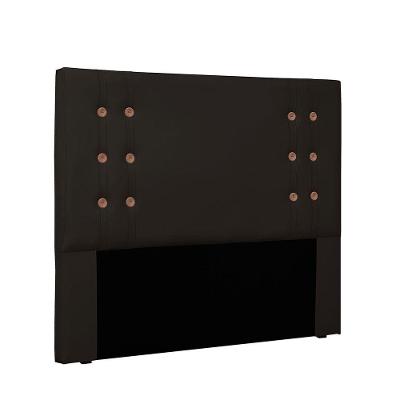 Cabeceira Gênova Para Cama Box Solteiro 90cm Corino Marrom