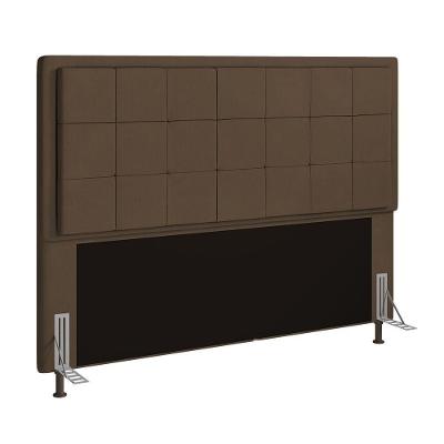 Cabeceira Onix Cama Box Casal 140cm Suede Marrom