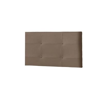 Painel Luna Cama Box Solteiro 90cm Suede Marrom