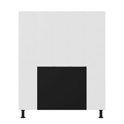 Cabeceira Cama Box Solteiro 90cm Corino Branco