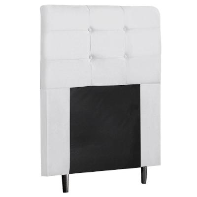 Cabeceira De Solteiro 90Cm Luna I02 Corano Branco - Mpozenato