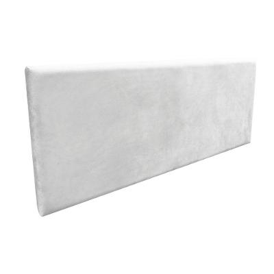Cabeceira Painel Clean Cama Box Casal 140cm Suede Cinza