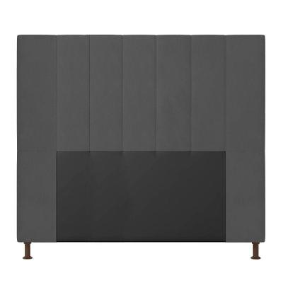 Cabeceira Cama Box Casal 140cm Suede Grafite