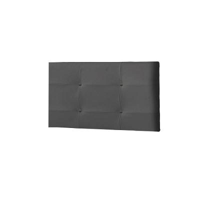 Painel Luna Cama Box Solteiro 90cm Suede Preto