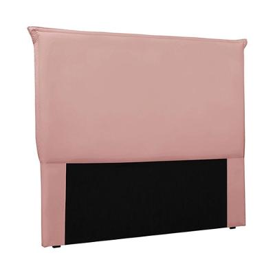 Cabeceira Queen Size 1,60m Trento Veludo Rosa Gran Belo