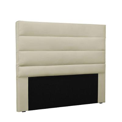 Cabeceira Para Cama Box King 195cm Corino Bege