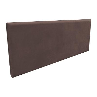 Cabeceira Painel Clean Para Cama Box Casal 160 Cm Cor Marrom