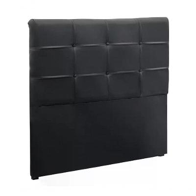 Cabeceira Solteiro 90cm Daiana Corano Preto Id Corano Preto