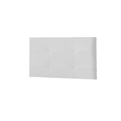 Painel Luna Cama Box Solteiro 90cm Corino Branco