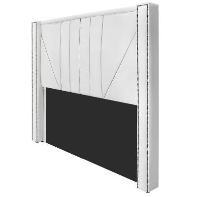 Cabeceira Queen Minsk P02 160 Cm Para Cama Box Corano - Doce Sonho Móveis Branco