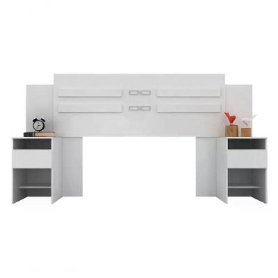 Cabeceira Casal 02 Gavetas Triunfo Branco Demobile Branco