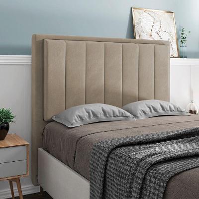 Cabeceira Opala Cama Box King 195cm Suede Bege