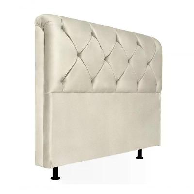 Cabeceira Solteiro 90cm Suede Marfim Id Suede Marfim