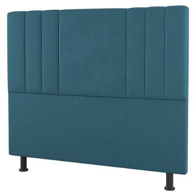 Cabeceira Cama Box Casal Grace 140Cm Suede Turquesa