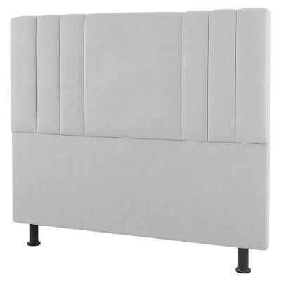 Cabeceira Cama Box Solteiro Grace 90Cm Sintético Branco