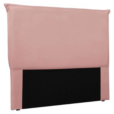 Cabeceira Casal 1,40m Veneza Veludo Rosa