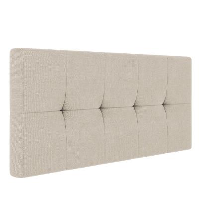 Cabeceira Painel Nina Para Cama Box Casal 140 Cm Linho Cor A27 Areia