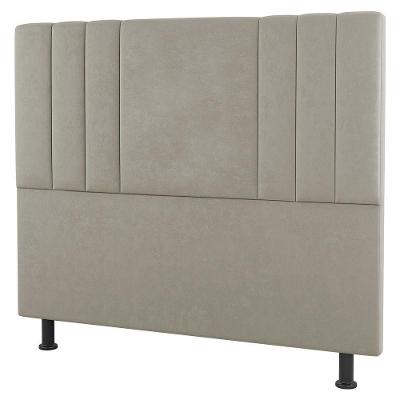 Cabeceira Cama Box Casal Grace 140cm Sintético Bege - Abmaza