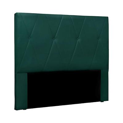 Cabeceira King Size 1,95m Yves Veludo Verde Floresta