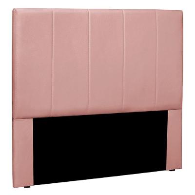 Cabeceira Decorativa Queen Size 1,60m Erza Veludo Rosa