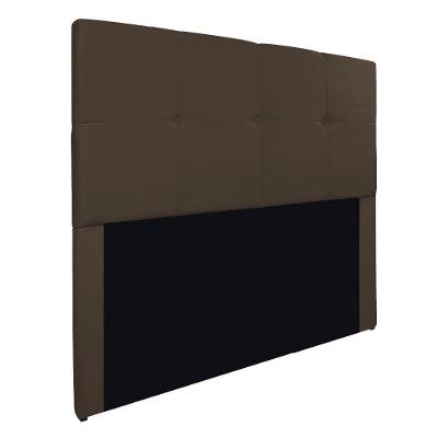 Cabeceira Solteiro Marseille P02 90 Cm Suede Marrom