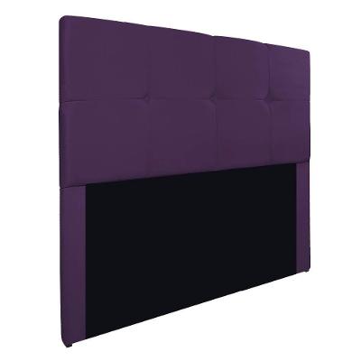Cabeceira Queen Marseille P02 160 Cm Suede Roxo