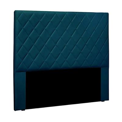 Cabeceira 1,40m Givenchy Veludo Azul Gran Belo