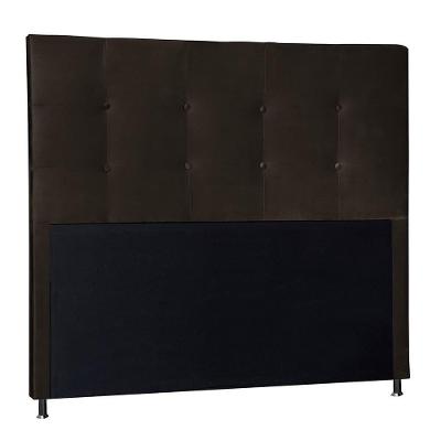Cabeceira Berlim 90 Cm Cama Box Solteiro Corino Marrom