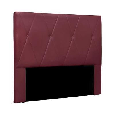 Cabeceira Decorativa King Size 1,95m Yves Veludo Vinho
