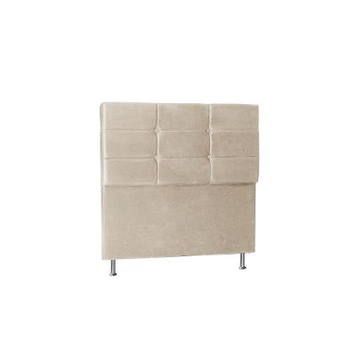 Cabeceira Tóquio 1,60 Cm Cama Box Queen Suede Bege