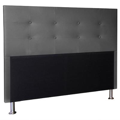 Cabeceira Berlim 1,40 Cm Para Cama Box Casal Suede Cinza