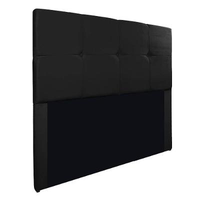 Cabeceira Solteiro Marseille P02 90 Cm Suede Preto