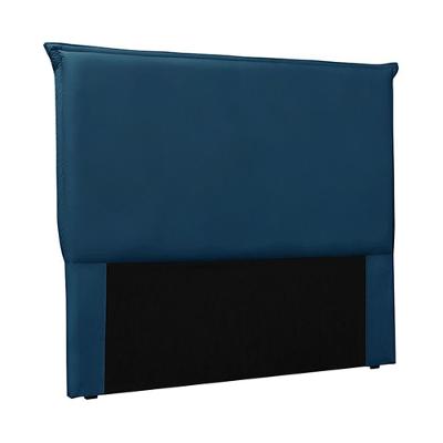 Cabeceira King Size 1,95m Trento Veludo Azul Gran Belo