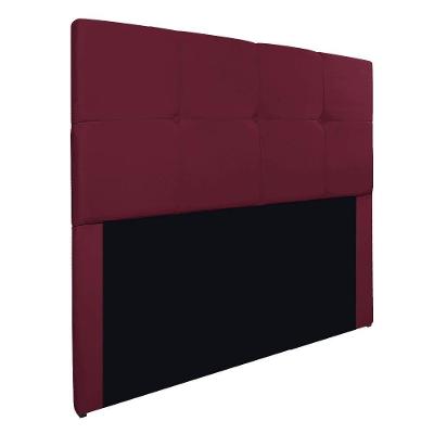 Cabeceira Queen Marseille P02 160 Cm Suede Bordô