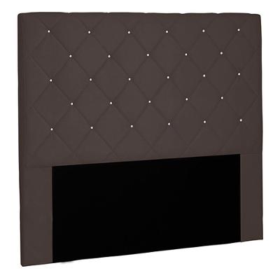 Cabeceira King Size 1,95m Tàzio Suede Café - Gran Belo