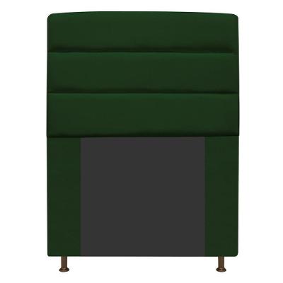 Cabeceira Estofada Turim 90cm Solteiro Suede Verde Adj Decor