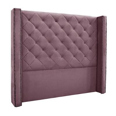 Cabeceira Queen Size 1,84m Loewe Veludo Uva - Gran Belo