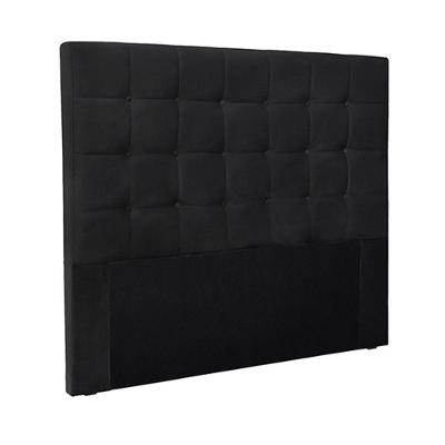Cabeceira King Size 1,95m Tropea Veludo Preto Gran Belo