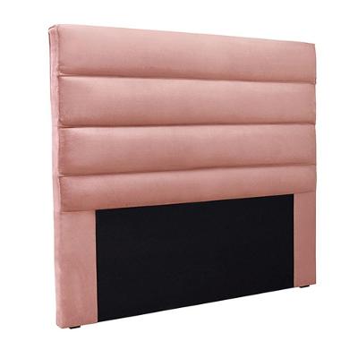 Cabeceira 1,40m Guess Veludo Rosa Gran Belo