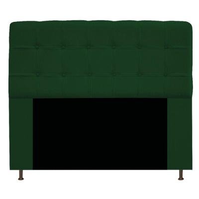 Cabeceira Estofada Mel 160cm Queen Size Suede Verde