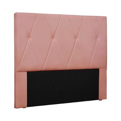 Cabeceira Decorativa King Size 1,95m Yves Veludo Rosa