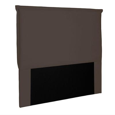 Cabeceira King Size 1,95m Trento Suede Café - Gran Belo