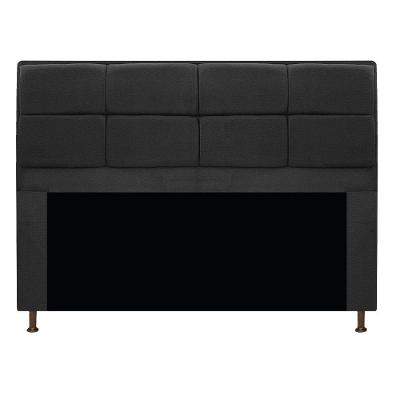 Cabeceira Munique 160cm Queen Size Corano Preto Adj Decor