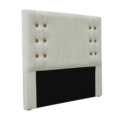 Cabeceira King Size 1,95m Kors Veludo Prata Gran Belo
