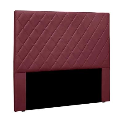 Cabeceira 1,40m Givenchy Veludo Vinho Gran Belo