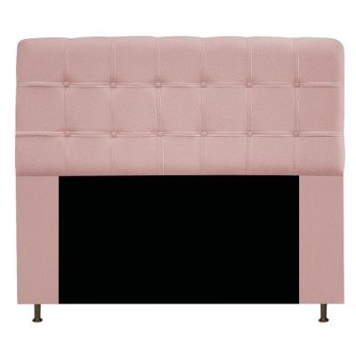 Cabeceira Estofada Mel 160cm Queen Size Suede Rosê